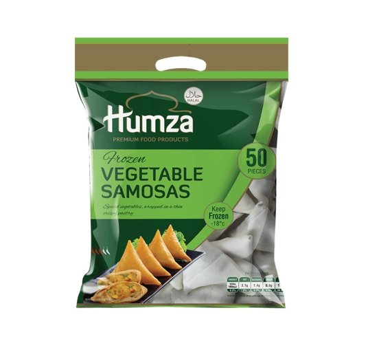 HUMZA - VEGETABLE SAMOSAS 1X50S